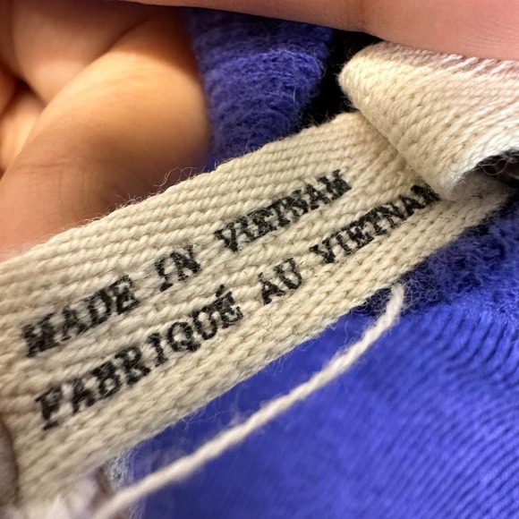 FREE PEOPLE Sweater Women’s sz. XS Purple Relax Fit‎ Off the Should Long Sleeve - Picture 7 of 8